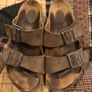 Birkenstock sandals, size 39, ladies 9. VGUC
